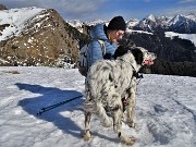 Dai Piani al Monte Avaro neve, sole, ventooo ! 4febb23 - FOTOGALLERY